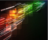 glowing abstract background