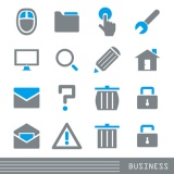 Business icons set