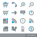 Business icons set