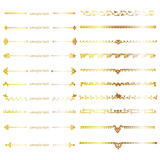 gold line set