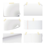 set of white paper