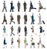 Businessman & Businesswoman / �⤯��