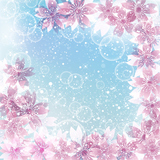 background illustration of cherry blossoms